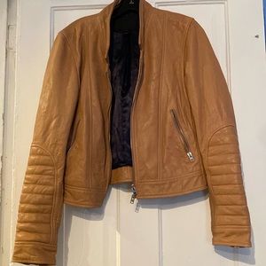 Jcrew leather jacket size 6